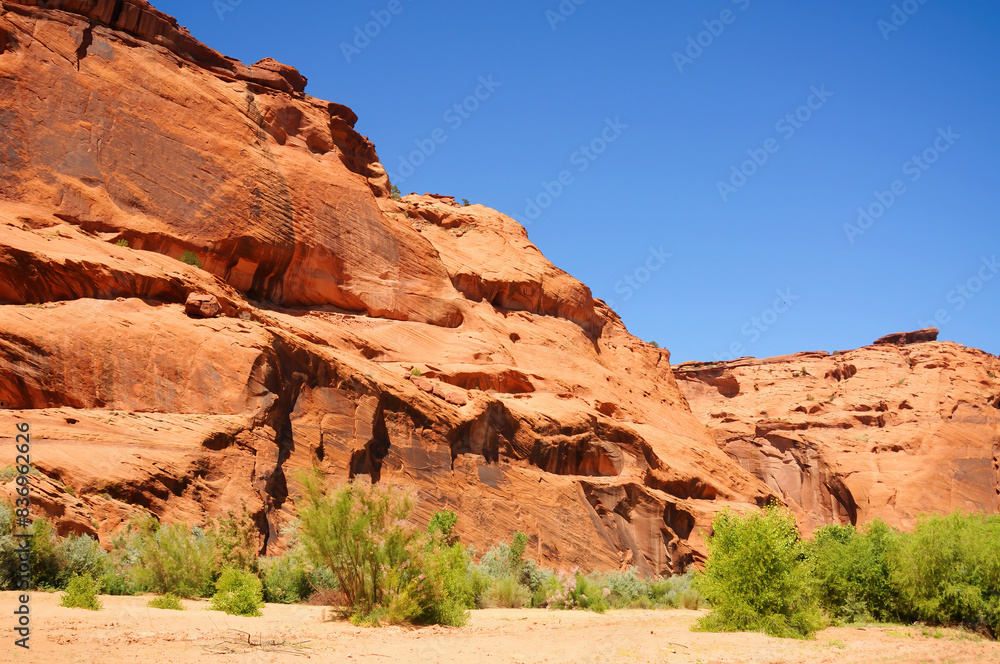 Surrounding Hills, Cliffs, and Valley Canyon De Chelly Arizona