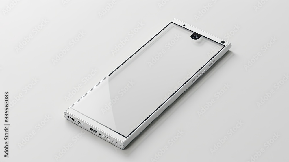empty white smart phone, mobile phone, white background, mockup empty white smart phone, mobile phone, white background, mockup