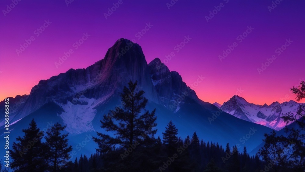 Beautiful scenery of mountains Beautiful scenery of mountains