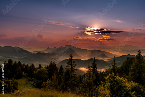 Fototapeta Naklejka Na Ścianę i Meble -  Pieniny , Tatry , Karpaty , góry 