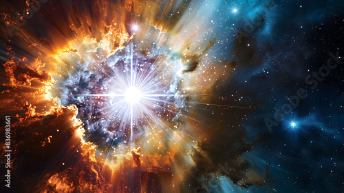 Supernova Radiance: A Dazzling Explosion of Celestial Energy