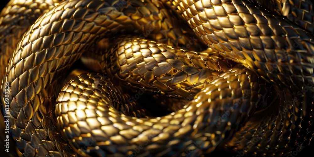 Intricate Gold Chain Macro Photography Intricate Gold Chain Macro Photography