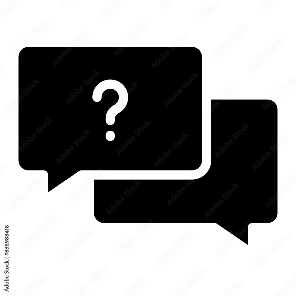 Question bubbles line icon. Ask help sign. Faq questionnaire symbol. Question bubbles line icon. Ask help sign. Faq questionnaire symbol.
