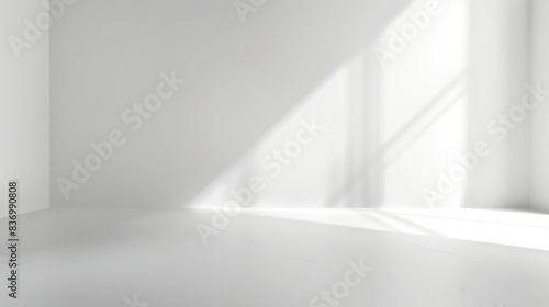 Clean white gradient backdrop, ideal for highlighting simplicity and elegance.