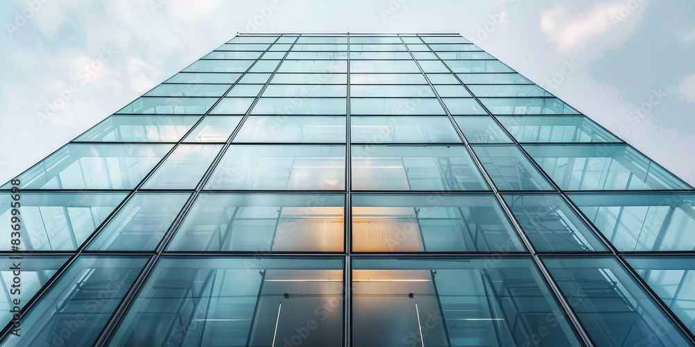 Obraz premium glass minmalistic architectural forms
