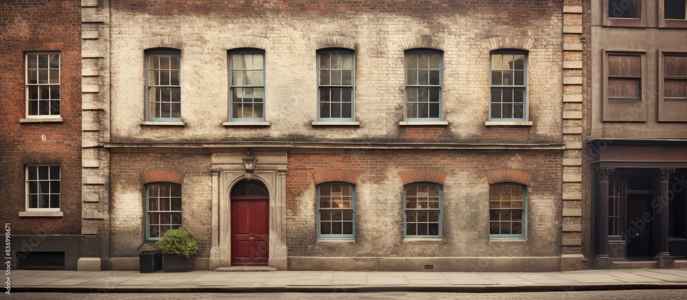 Old house from 1805. Creative banner. Copyspace image Old house from 1805. Creative banner. Copyspace image