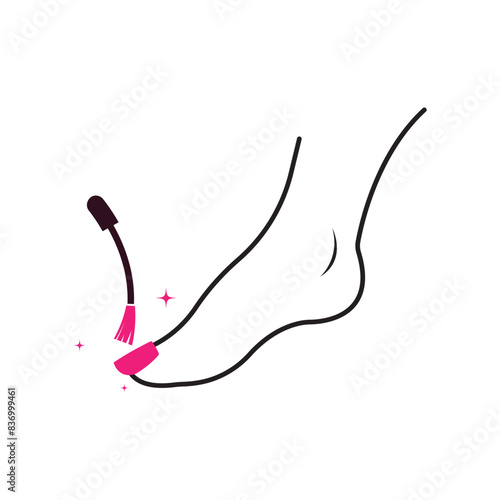 Vector logo Modern design for beauty center and spa manicure and pedicure salon.