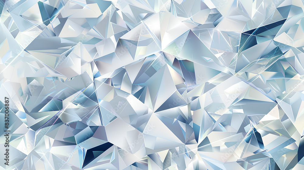 White and blue diamond background, white diamonds in various sizes. A ...