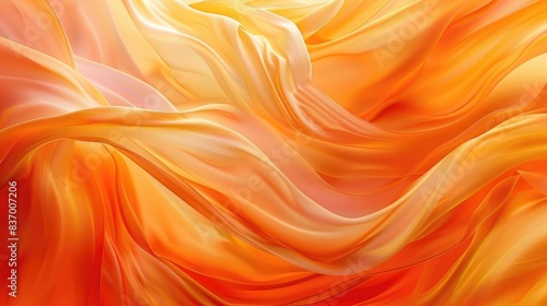 Subtle variations of orange merging seamlessly, perfect for illustrating vibrancy.