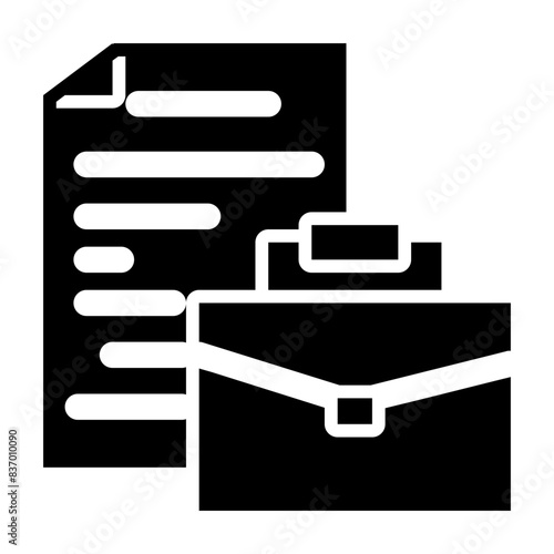 court file glyph icon style