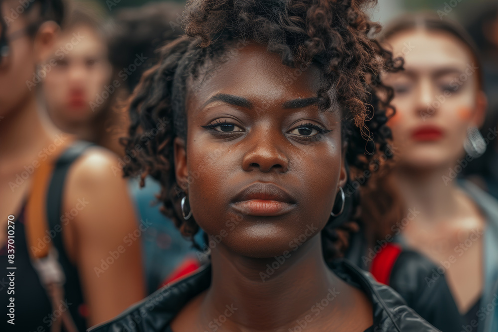 A group of activists organizing a peaceful protest to raise awareness about social justice issues
