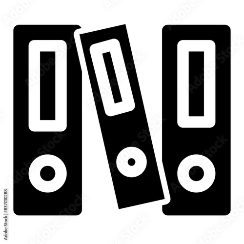 trial files glyph icon 