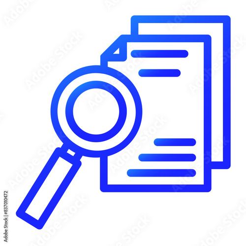 search for the truth gradient icon style