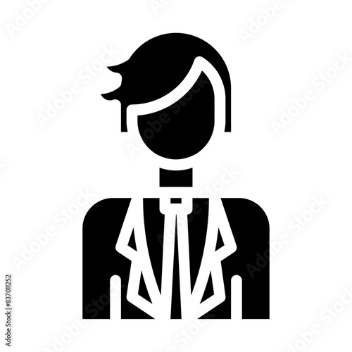 lawyer man solid icon style