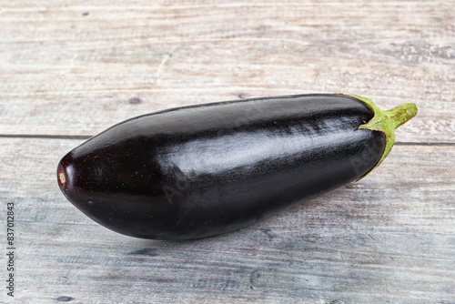 Raw ripe eggplant for cooking