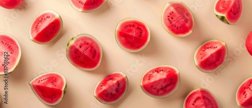 Ripe fresh watermelon berries