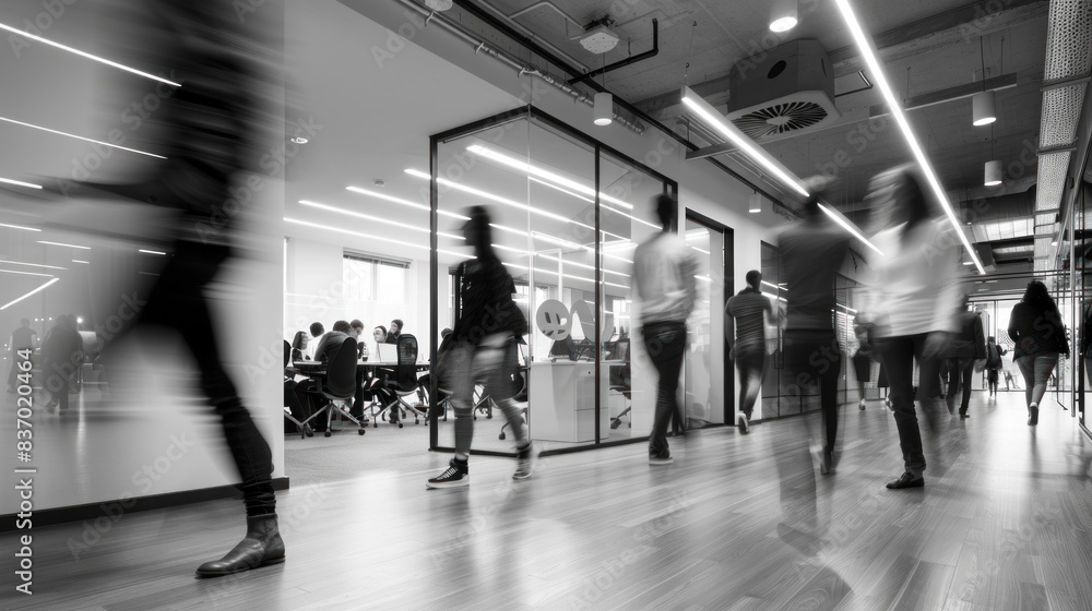 Dynamic Fast-Paced Startup Environment in Hyper-Realistic Style Dynamic Fast-Paced Startup Environment in Hyper-Realistic Style