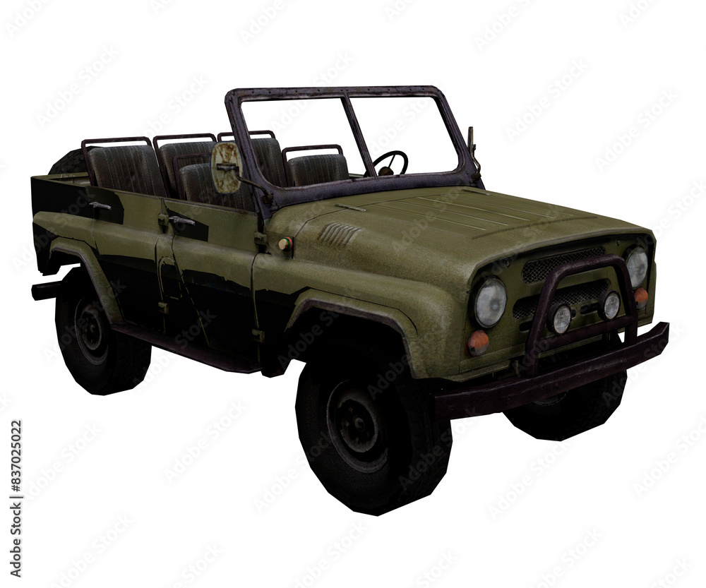 3d rendering jeep exploration vehicle 3d rendering jeep exploration vehicle