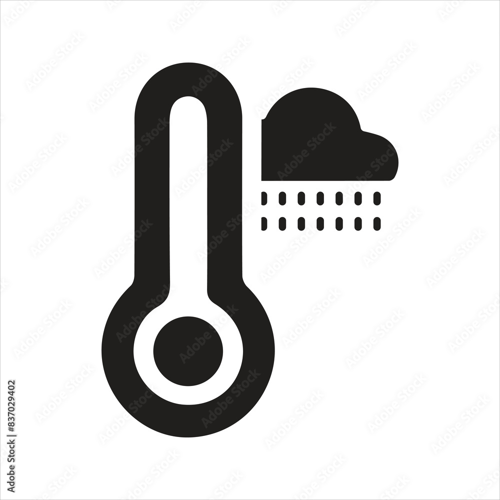 Thermometer icon. Heatwave icon, climate change, global warming icon Thermometer icon. Heatwave icon, climate change, global warming icon
