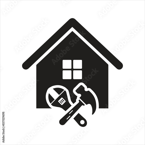 Home repair icon. Home maintenance service