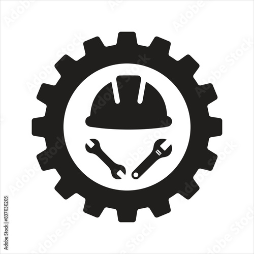 Engineer icon. Construction expert icon