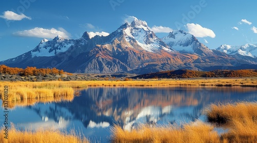 The iconic Torres del Paine National Park in Patagonia, with its distinctive granite peaks and alpine lakes, attracting outdoor enthusiasts and nature lovers.