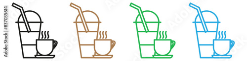 Cafeteria icon depicting dining facilities and food services, perfect for schools, workplaces, and public dining areas