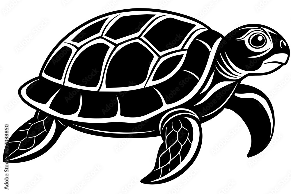 turtle silhouette vector illustration turtle silhouette vector illustration