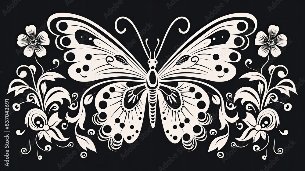black and white butterfly black and white butterfly