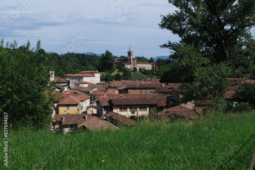 Panorama sul borgo medievale di Castiglione Olona in provincia di Varese, Lombardia, Italia. photo