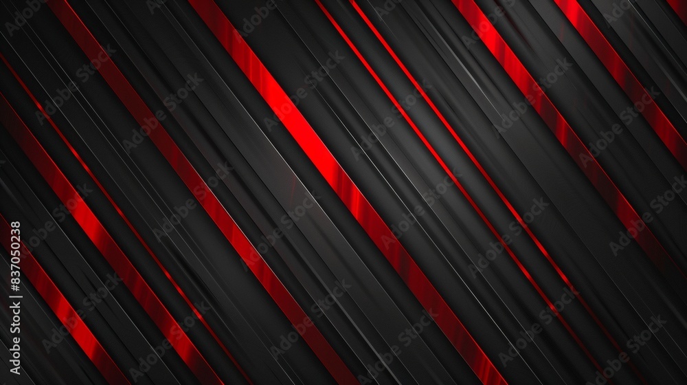Sleek Red and Black Geometric Design. An abstract design featuring sleek, alternating red and black diagonal stripes that evoke a sense of dynamic motion. Sleek Red and Black Geometric Design. An abstract design featuring sleek, alternating red and black diagonal stripes that evoke a sense of dynamic motion.