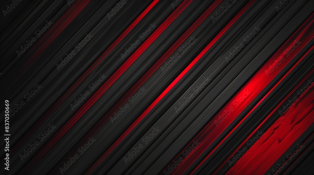 Sleek Red and Black Geometric Design. An abstract design featuring sleek, alternating red and black diagonal stripes that evoke a sense of dynamic motion. Sleek Red and Black Geometric Design. An abstract design featuring sleek, alternating red and black diagonal stripes that evoke a sense of dynamic motion.