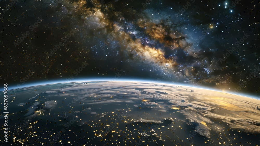 Obraz premium Earth and Space 