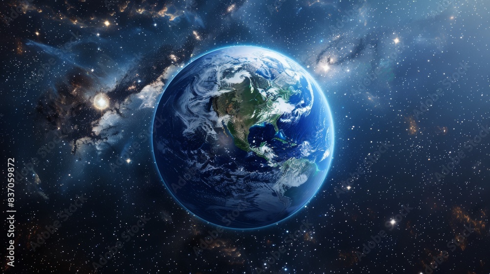Obraz premium Earth and Space 