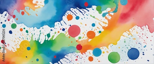 Abstract colorful rainbow colors  illustration