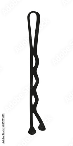 hair pin isolated on white background