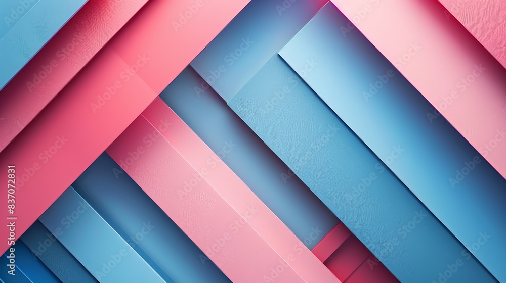 Fototapeta premium A bold and vibrant abstract background composed of geometric patterns.