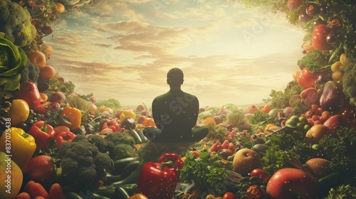 visualization Non-traditional nutrition, specific diets and diets developed taking into account the religious, philosophical and other beliefs of people. --ar 16:9 --quality 0.5 Job ID: 900250e5-862c