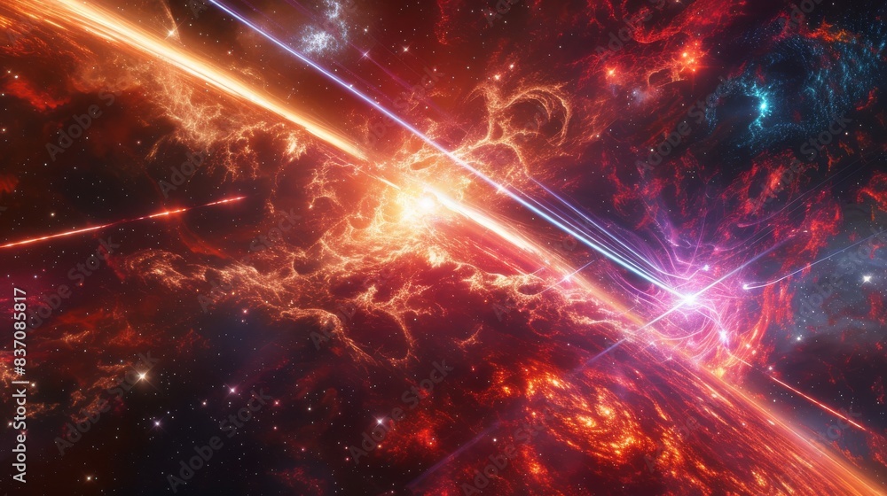 lasers permeate space ::3 --ar 16:9 --quality 0.5 Job ID: 048ad227-f2f4-4880-813f-7d5a717f4d3f lasers permeate space ::3 --ar 16:9 --quality 0.5 Job ID: 048ad227-f2f4-4880-813f-7d5a717f4d3f