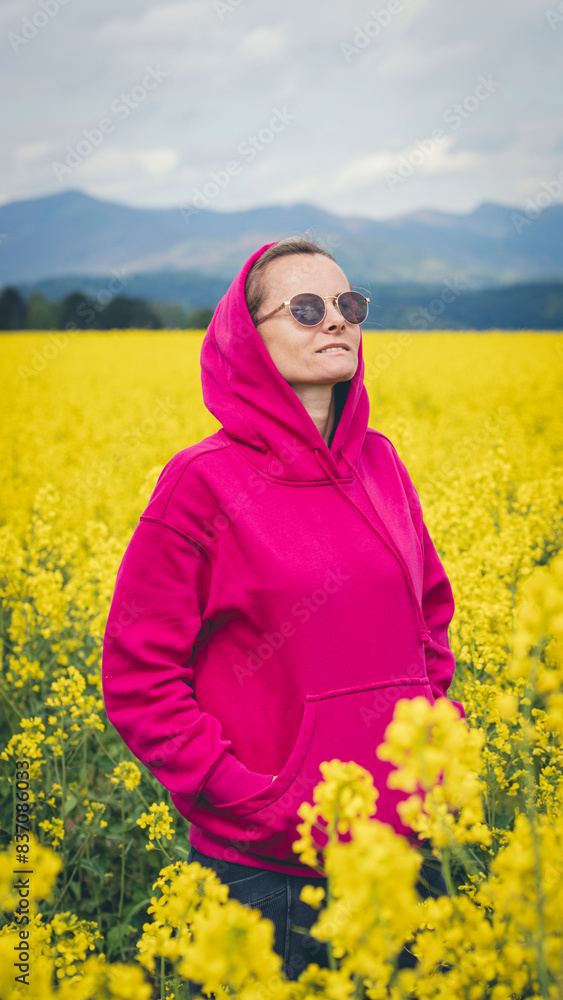 Pola rzepakowe na Słowacji Pola rzepakowe na Słowacji