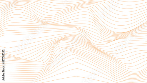 Wave line pattern on white background. Abstract background Vector illustration