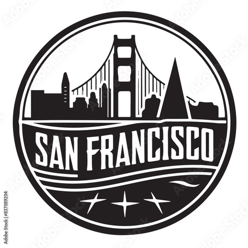 San Francisco Stamp Grunge Vector