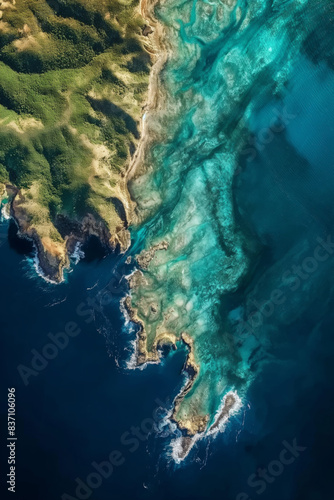 Australischen Küste Satellitenbild