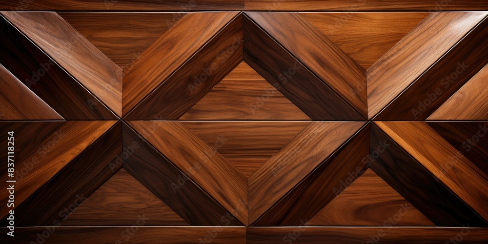 woodworking wall surface structure design, glossy finish. corner beveled diagonal edge routed woodworking wall surface structure design, glossy finish. corner beveled diagonal edge routed