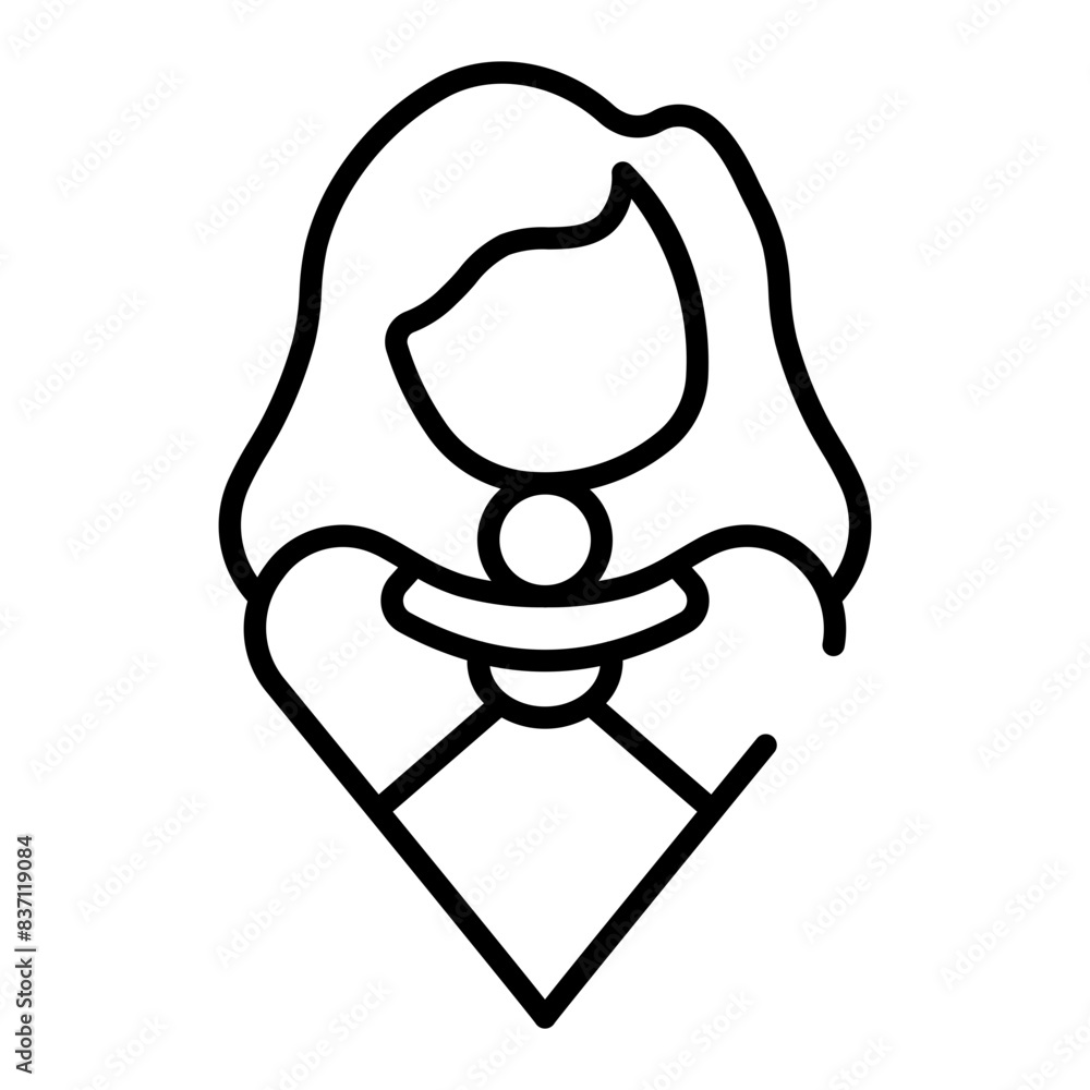 Model Avatar Lineart