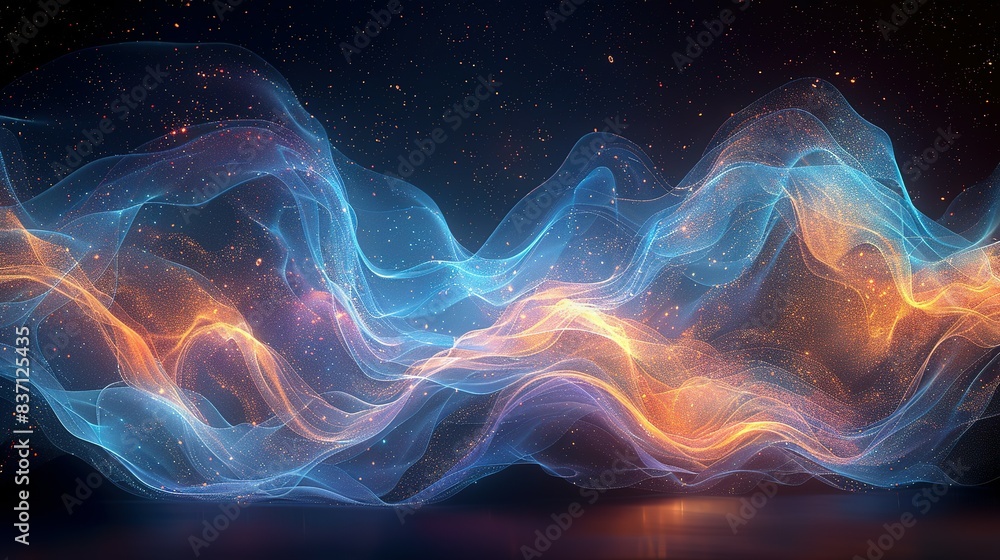 5G Luminescence: Abstract Light Lines Shaping the Future 5G Luminescence: Abstract Light Lines Shaping the Future