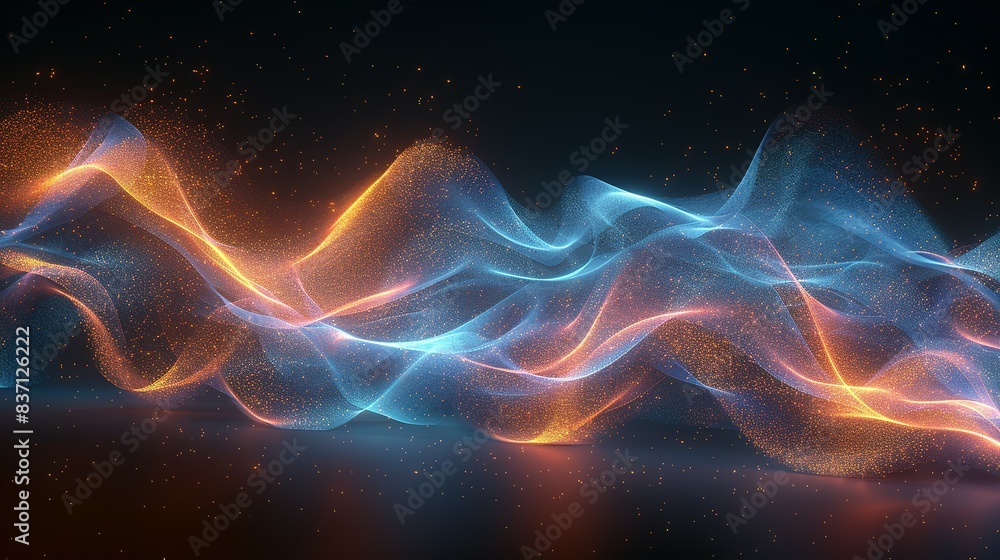 Techno Chromatics: Abstract Light Lines in the AI Landscape Techno Chromatics: Abstract Light Lines in the AI Landscape