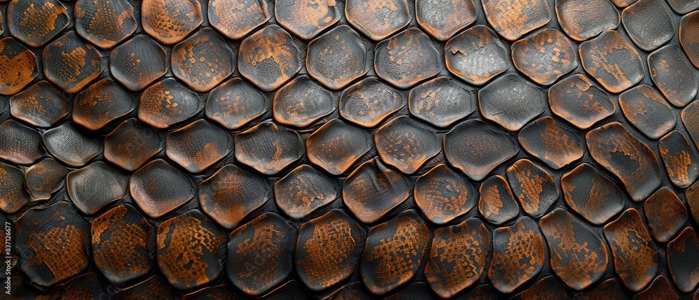 detailed pattern of reptilian scales in natural brown tones capturing the essence of wildlife concepts detailed pattern of reptilian scales in natural brown tones capturing the essence of wildlife concepts