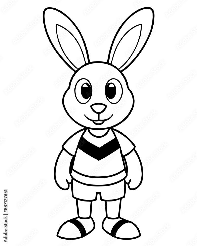 Rabbit is a football player Rabbit is a football player
