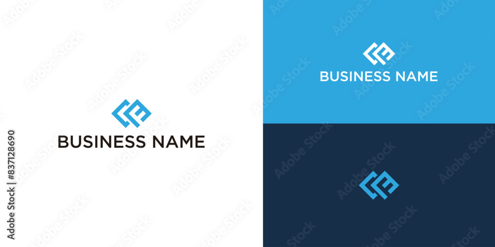 logo design square and letter m f logo design square and letter m f